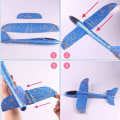 Miniatyrbillede 4 af 4: 4 stk. flyvemaskiner, 18,9 skumflyvemaskine, manuel kaste, sjovt fly