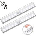 Pikkukuva 3 / 5: Led-liiketunnistimella varustettu lamppu sisäkaappiin, 10 lediä, langaton valonheitin, led-kaappilamppu, paristokäyttöinen led-lamppu magneettikiinnikkeellä, lasten yölamppu