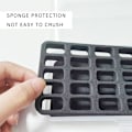 Miniatyrbilde 6 av 7: Bobbinholder Oppbevaringsboks, Syboks Trådarrangør Holder 30stk Bobbiner Tomme Bobbiner Spoler Boksarrangør, Bobbin Boksarrangør (Kun Boks)
