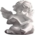 Miniatyrbillede 1 af 5: Cherubs Angels Resin Have Statue Figurine, Elskelig Engel