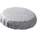 Miniatyrbild 1 av 7: Hopfällbar pallkudde Sittdyna för stol Teleskopisk pallkudde Inomhus Utomhus Stadion Pallöverdrag Rund för ryggsäckssovrum Gray Imitation linen