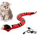 Miniatyrbild 1 av 4: 1 st. Katt Leksak Orm, USB Smart Leksak Orm, Elektrisk Orm Leksak, Intelligent Känsel Orm Katt Leksaker, Interaktiv Katt Orm Leksak, Katt Smart Känsel Leksaker