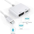 Pikkukuva 3 / 5: iPhone iPad HDMI-sovitin TV Lightning - HDMI-liitäntä- ja toistokaapeli