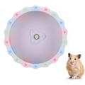 Miniatyrbillede 4 af 5: 5,9 tommer kæledyrs løbehjul, træplade hamster marsvin farverig lydløs løb