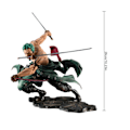 Miniatyrbillede 3 af 5: Roronoa Zoro Anime Actionfigur Statue Samling Model Legetøj Pvc One Piece