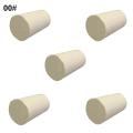 Miniatyrbilde 4 av 5: 5 stk solide gummistoppe plugger bunger laboratorieflaske rør forseglet lokk korker Jikaix 3 23x17x26mm