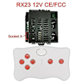 Miniatyrbild 1 av 5: Elektrisk leksaksbil för barn med Bluetooth-fjärrkontroll, Kontroller med mjukstartsfunktion 2.4g Bluetooth-sändare [xc] RX23 A FCC full set