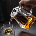 Miniatyrbillede 5 af 5: Klar glas tekande med infuser te si pot rustfrit stål i firkantet form tekande med infusere til løs te og kaffe (750ML-Square)