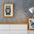 Miniatyrbild 5 av 6: 3D Färgglad Uggla Pussel för Barn Unika Form Pusselbitar Djur Trä Pussel Leksaker för Familjespel Samling Bästa Present, 100 Kort