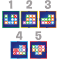 Miniatyrbild 4 av 5: Brädspel, pedagogiskt logiskt tänkande brädspel, intelligensutveckling barn matchande leksaker för pojkar flickor Basic version 2