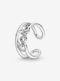Pandora - P ME Goals Öppen Ring - Sterlingsilver Circumference: 52mm