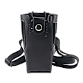 Miniatyrbilde 1 av 5: Lærveske for etuiholder oppbevaringspose for Motorola Radio GP328/338 Pro5150 H