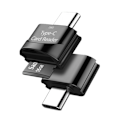 Pikkukuva 2 / 5: Type-C/Micro USB/Lightning mini-matkapuhelinkortinlukija, nopea TF-kortti OTG-kortinlukija Type-C Gold