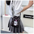 Miniatyrbillede 4 af 5: Sanrio Kuromi Messenger Taske til Kvinder Anime Hardshell Taske 1