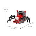 Miniatyrbillede 2 af 5: Choo-choo Charles Byggesæt Stor Størrelse Gyser Spil Spider Train Dyrefigurer Klodser Legetøj Til Børn Gave 1 Set Red Train(266pcs)