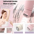 Pikkukuva 4 / 5: Thehappywind Razor, The Happy Wind -parranajokone naisille, 2-in-1 sähköparranajokone Upgrade Gradual Pink