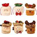 Miniatyrbillede 1 af 5: Julekonfektpose Æblepose Julepynt Gavepose Super Sød Juleæblepose Gavepose (6 stk)