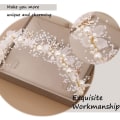 Miniatyrbilde 4 av 5: Bryllupshårtilbehør, Blomsterkrone, Bryllupshårpynt, Bryllupshårpynt, Bryllupshårpynt, Vingbladhårpynt