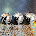 Miniatyrbild 2 av 5: Discokula-hjälm med infällbart visir, coola rekvisita för nattklubbar Silver