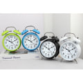 Miniatyrbilde 2 av 5: Saytay 4 tommers alarmklokke, analog metallringende alarmklokke, student hjemmedekorasjon skrivebordsklokke (hy)
