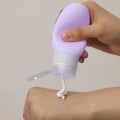 Pikkukuva 3 / 5: 4 kpl silikageeliä, kannettava kosmetiikan aluspullotus 60ml purple