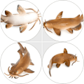 Miniatyrbilde 4 av 5: Falsk Steinbit Modell Falsk Fisk: Fiskeleketøy Fotorekvisitt Kaffe Kunstig Steinbit Figurer Barn Fiskeleksett For Hjem Kjøkken Dekorasjon