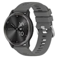 Pikkukuva 3 / 3: Silikoninen kellon ranneke Garmin Venu 2:lle Dark Grey