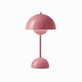 Miniatyrbillede 1 af 5: Nordisk Svampe Natlampe LED Blomsterknopp Bordlampe USB Sengeværelse Bryllup Værelse Skrivebord Enkel Dekoration Pink USB Rechargeable