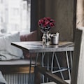 Miniatyrbillede 5 af 5: 10 stk. Sorte Kunstige Silke Roser Blomster Falske Silke Rose Buketter til Bryllupsfest Sort (D-4) red
