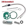 12v/24v Värmare Delar Glödstift Keramisk Pinne+ Packningar+ Sil+ Skiftnyckel 252106011000 För Eberspacher Hydronic D4wsc D5wsc -Yx 24V Montering D 24V Assembly D