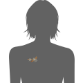 Miniatyrbillede 2 af 3: Classics Goldtone og gul bi broche pin