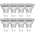 Miniatyrbild 1 av 4: 8 st Gu10 35w Halogen Reflector Lampor, Dimbar Spotlight, Varm Vit 2700k Bästa Present (hy)