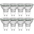 Miniatyrbillede 1 af 4: 8 stk. Gu10 35w halogenreflektorpærer, dæmpbar spotlight, varm hvid 2700k bedste gave(hy)