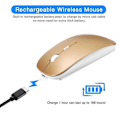 Miniatyrbillede 4 af 4: Genopladelig Bluetooth-mus -tyrant Gold
