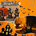 Miniatyrbillede 4 af 5: Halloween Spøgelsestræstub Med LED-lys, Træansigt Lysende LED-spøgelsestræstub Batteridrevet Til Halloweenfest 2 Pcs