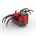 Miniatyrbillede 3 af 5: Chooo Chooo Byggelegetøjssæt, 260 Dele Gyser Spil Spider-Tog Byggeklodser til Legetøj