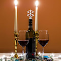 Miniatyrbillede 3 af 3: 4 stk. Snefnug Julevinsstop (Ny Stil)