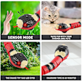 Miniatyrbild 5 av 5: Simulering Smart Sensing Snake Toy, Interaktiv Leksak för Husdjur, Elektrisk Rörlig Lurig Snake Toys