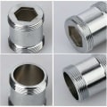 Miniatyrbillede 3 af 5: 1 Pak Messing Vandhane Adapter 22mm Han til Han Vandhane Luftblander Slange - M24 til M22