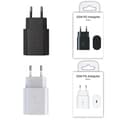 Samsung Pd25w Super hurtig opladningsconnector S23 e Oplader S22 2 set Charging head