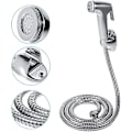 Miniatyrbild 2 av 5: Toalett Bidet Dusch Sprayer Slang Hållare - Multifunktionell Abs Badrum Handhållen Toalett Bidet Dusch Sprayer Slang Hållare Väggfäste Set (hy)