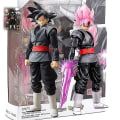 Miniatyrbild 1 av 5: 14cm Anime Dragon Ball Black Goku Zamasu Actionfigur Super Saiyan Filmversion Dbz Modell med Flera Tillbehör Leksaker WHITE with box