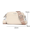 Miniatyrbilde 5 av 5: Luksuriøs veske i ekte skinn med ensfarget design for kvinner - 100 % mykt kuskinn - Skulder- og crossbody-veske for kvinner - 2024 - Håndvesker for kvinner