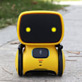 Miniatyrbillede 1 af 5: Robotlegetøj til drenge og piger - Smart talende robotter - Intelligent partner og lærer - Fødselsdagsgaver til drenge fra 3 år og opefter Yellow
