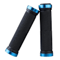 Miniatyrbilde 2 av 4: Blå Lock-on Sykkelstyre Grips - 2-pakning