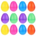 12 stk. fyllbare påskeegg i plast, vri-egg-leketøy for barn[D] 6x4cm