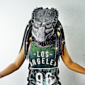 Miniatyrbilde 5 av 5: Predator Hjelm Replika Maske Latex Maske Halloween Cosplay Kostyme Rekvisitt Latex