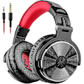 Pikkukuva 1 / 4: Oneodio Over Ear -kuulokkeet, langalliset bassokuulokkeet 50 mm:n ajurilla, taitettavat kevyet kuulokkeet Shareport-liitännällä ja mikrofonilla äänityksen seurantaan Mixi Blackred