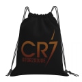 Miniatyrbillede 1 af 5: Cr7 Cristiano Ronaldo Rygsække Multifunktionelle Snøreposer Snørebundt Lomme Sportspose Bogtasker Til Rejser Studerende One Size 2