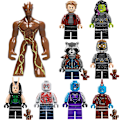 Miniatyrbillede 1 af 5: 9 stk. Guardians of the Galaxy Minifigurer Byggeklodser Legetøj Galaxy 9PCS